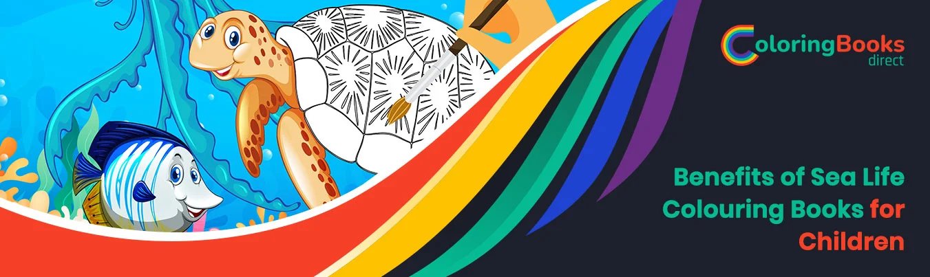 coloring book sea creatures