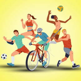 Sports Coloring Book