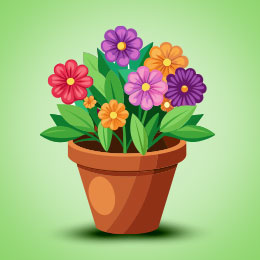 Flower Coloring Book