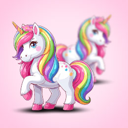 Unicorns Coloring Book